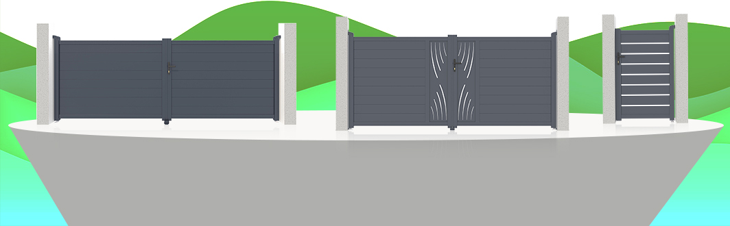 Banniere portails et portillons en stock